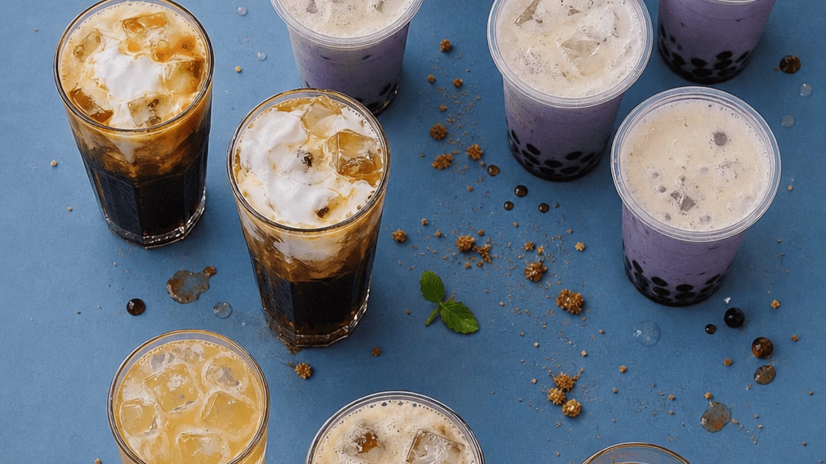 Milk teas and fruit teas