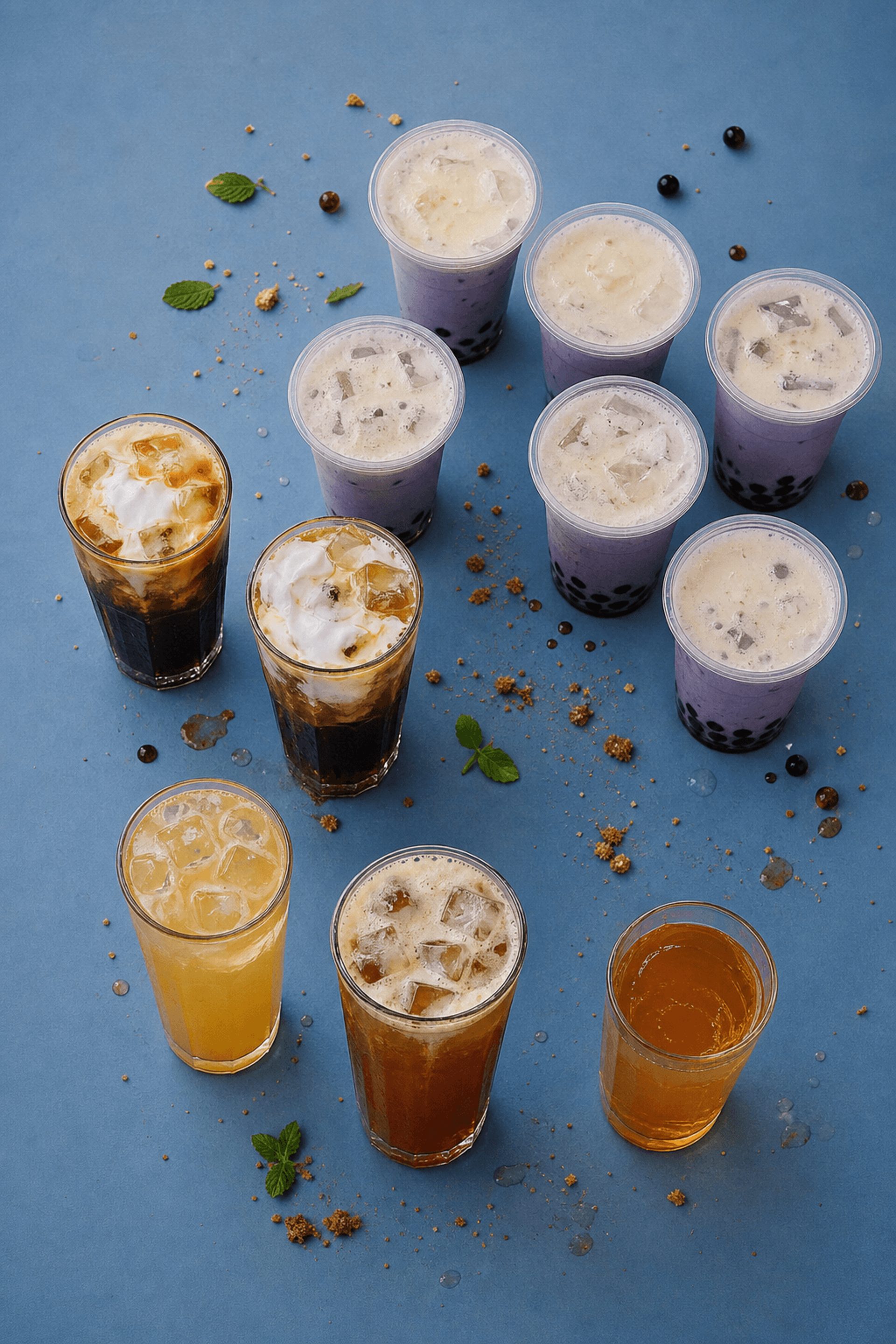 Milk teas and fruit teas