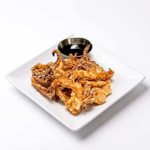 Squid Tentacles Tempura.